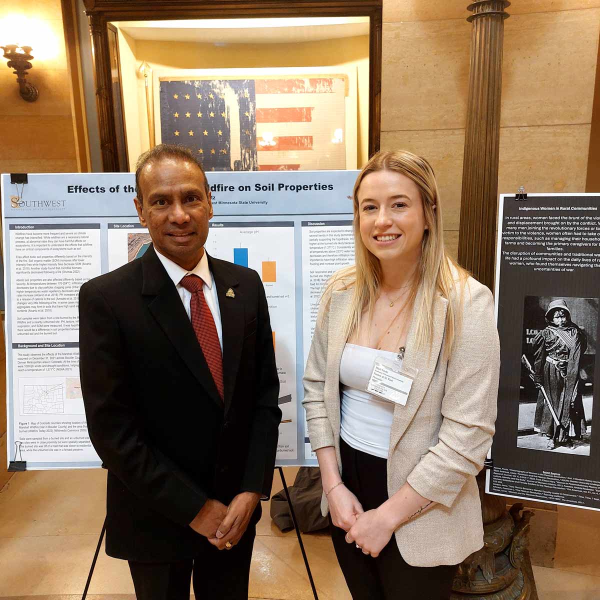 Six SMSU Students Participate in Posters at St. Paul Event