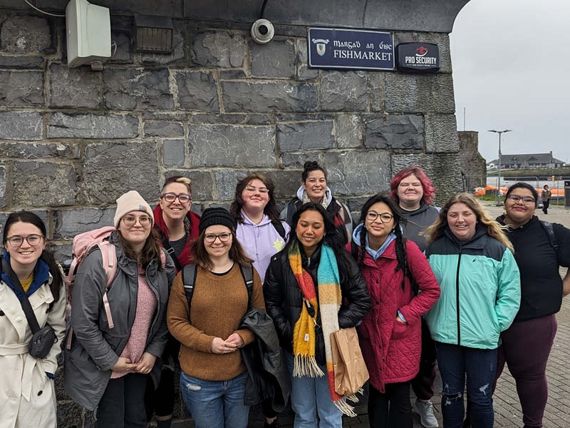 Speech team sightseeing in Ireland